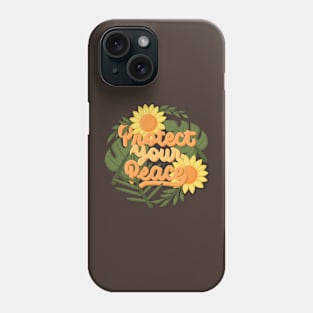 protect your peace Phone Case