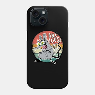 Anxious, But used to it - Anxious Rat Graphics Phone Case