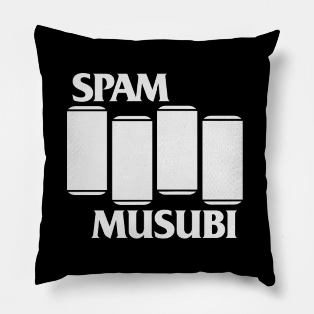 Spam Musubi Flag All White Spam Musubi Pillow Teepublic