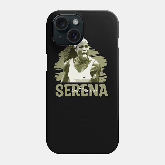 serena tennis williams Phone Case by Nwebube parody design