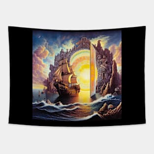 The Crystal Ship . Tapestry