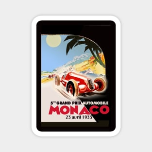 Vintage Monaco Grand Prix Magnet