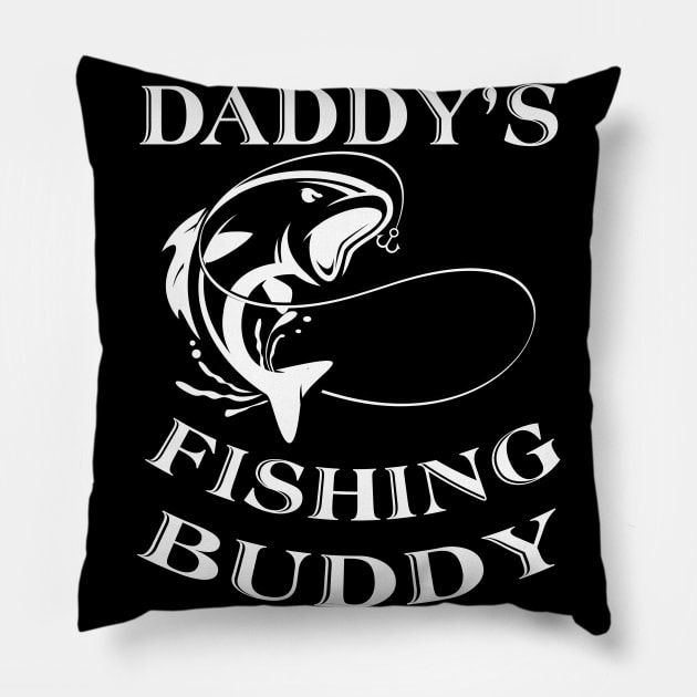 Kids Daddy's Fishing Buddy Pillow by jrsv22