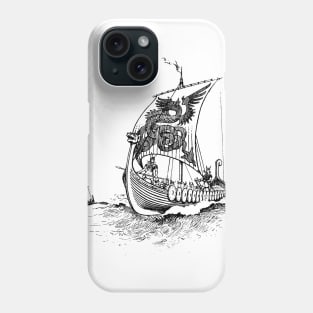 Long Drakkar serpent Phone Case