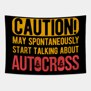 Funny Autocross Tapestry