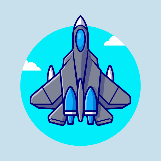 Jet Fighter Plane Flying by Catalyst Labs