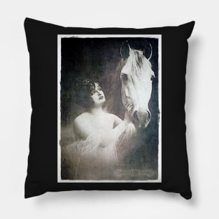 The Lady and her Horse Pillow