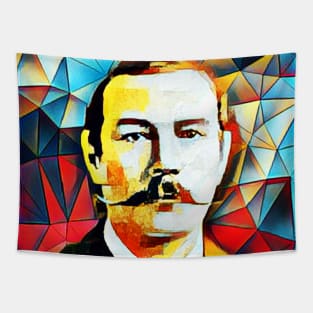 Arthur Conan Doyle Abstract Portrait | Arthur Conan Doyle Artwork 15 Tapestry