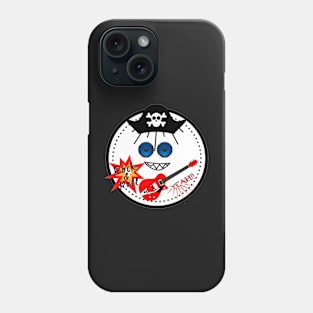 Drawing of a Rock star Pirate &amp;amp; roll Phone Case