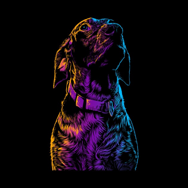 Labrador Retro 80s by Engga