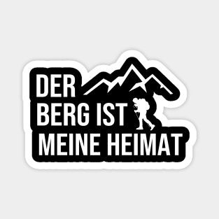 Hiking in the Harz Mountains the right shirt as a gift Magnet