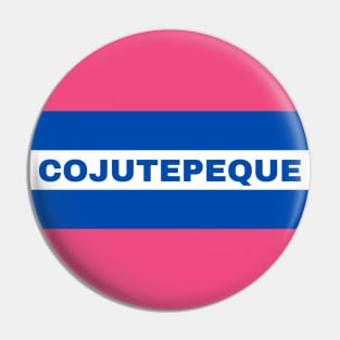 Cojutepeque City in El Salvador Flag Colors Pin