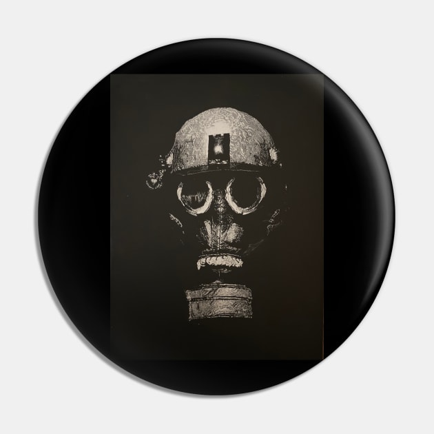 Gas mask Pin by An Arcane Glimpse