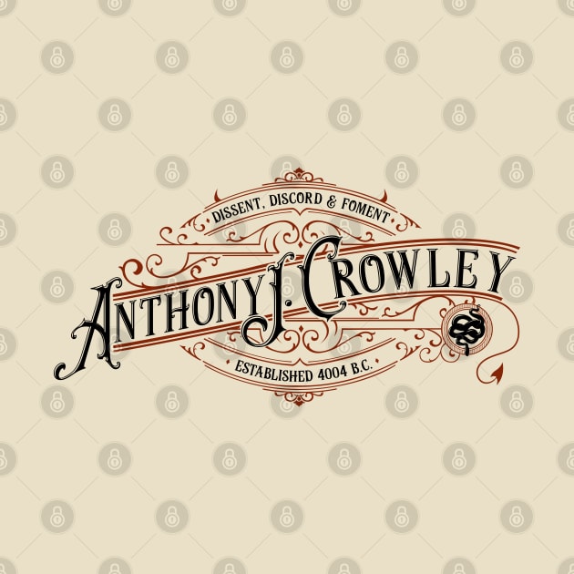 Good Omens: Anthony J. Crowley by firlachiel