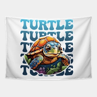 Sea Turtle Save Our Seas Tapestry