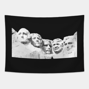 trump mt rushmore Tapestry