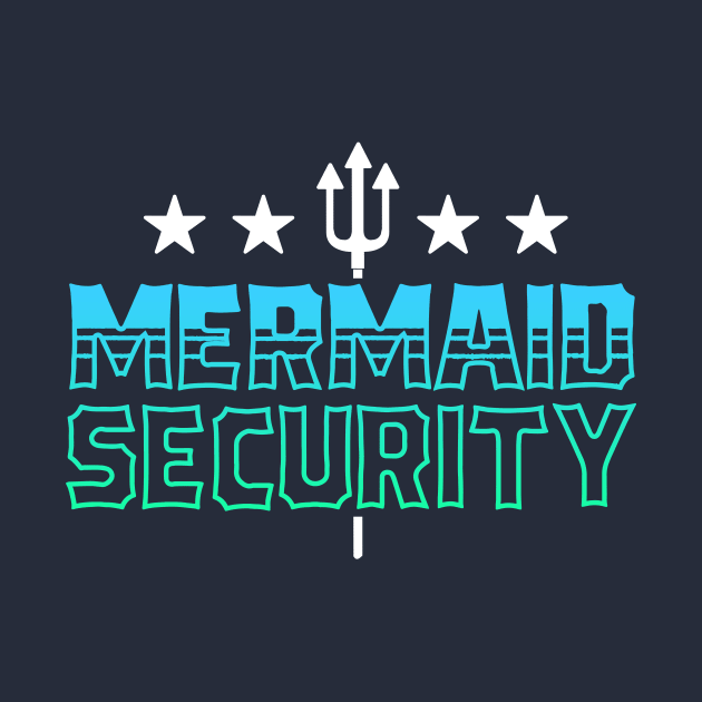 Mermaid Security Shirt Swim Team Gift Swimmer Swimming by 14thFloorApparel