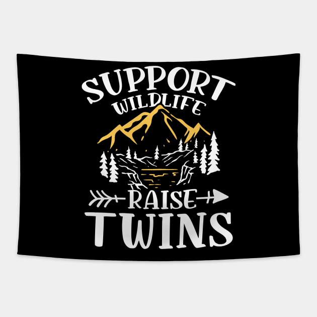 Support Wildlife Raise Twins Tapestry by AngelBeez29