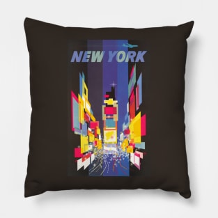 Vintage New York Pillow