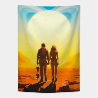 Saturn Love Tapestry