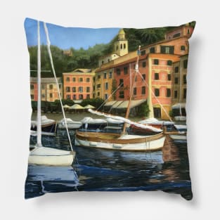 Portofino Painting Pillow