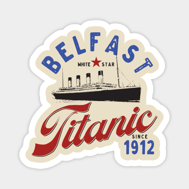 Belfast Titanic Magnet by MindsparkCreative