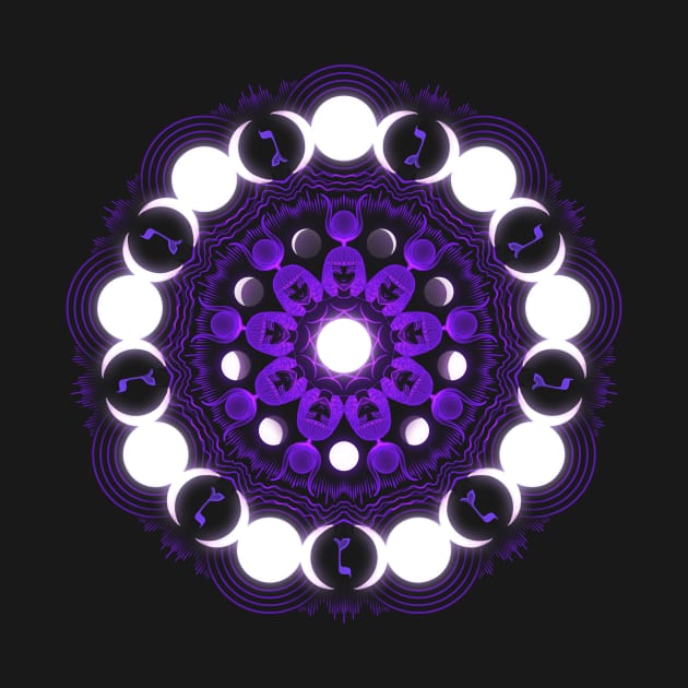 MOON MANDALA by Nightgrowler