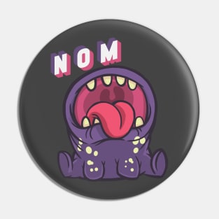 Nom Monster Pin