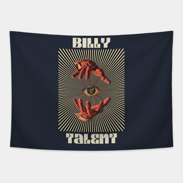 Hand Eyes Billy Talent Tapestry by Kiho Jise