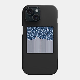 Ab Lines Navy Phone Case