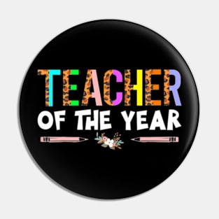 Teacher Of The Year Teacher Appreciation Pin