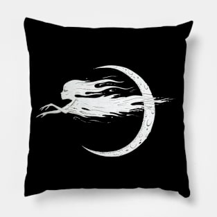 Ghost moon Pillow