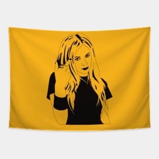 Avril Lavigne Fan Artwork Tapestry