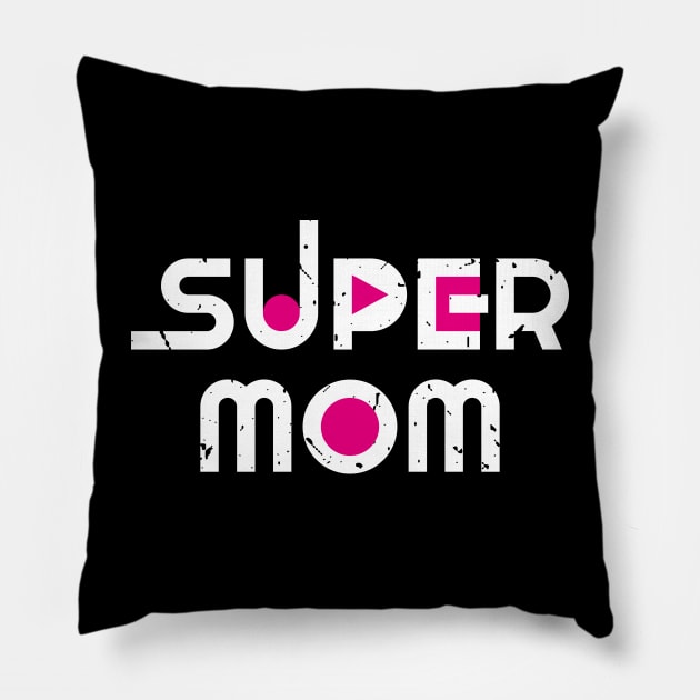 super mom Pillow by Riczdodo