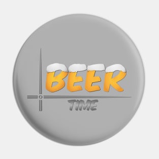 Beer time Pin