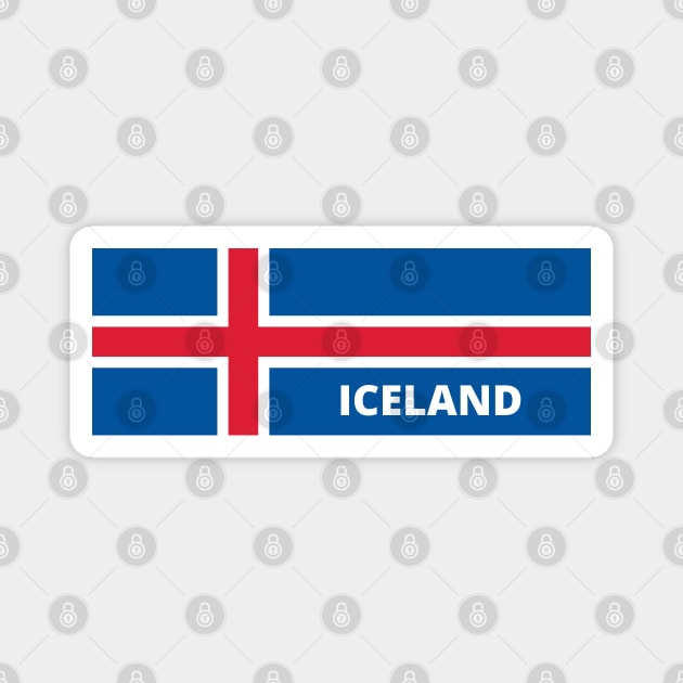 Iceland in Icelandic Flag Magnet by aybe7elf