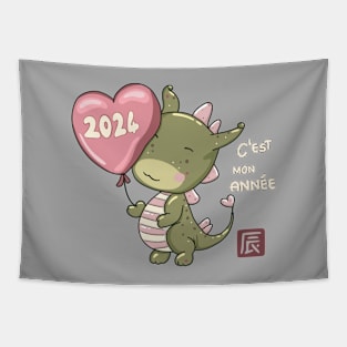 The year of the Dragon - Cute little dragon Tapestry