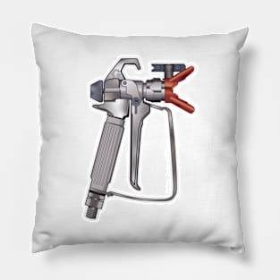 Painter Spray Gun Pillow