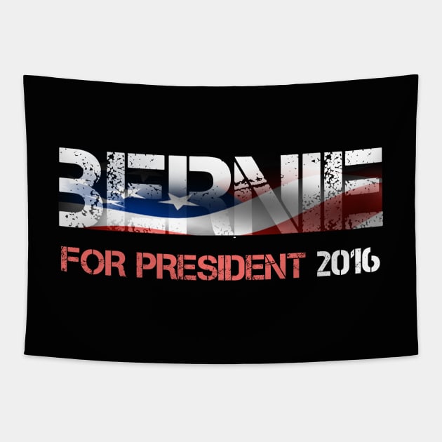 Bernie Sanders For President 2016 Tapestry by ESDesign