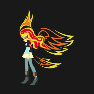 Sunset Shimmer Phoenix Design T-Shirt