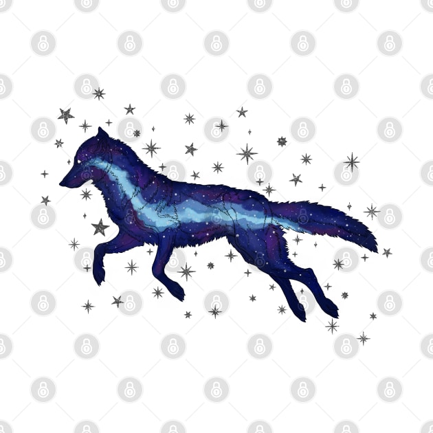 Galaxy Wolf by Earthy Fauna & Flora