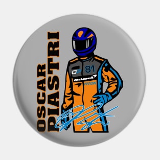 #81 Piastri Driver Fan Pin