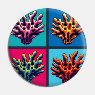 Pop Sponge Art - Trendy Marine Life Pin