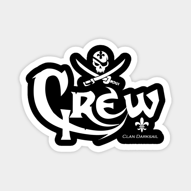 Darksail Crew T-shirt Magnet by Clan Darksail