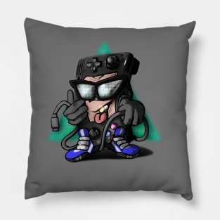 Handheld RP2 Graffiti Character [Black Console] Pillow