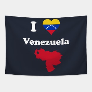 I Love VZLA - Venezuela Heart Flag T-Shirt Tapestry