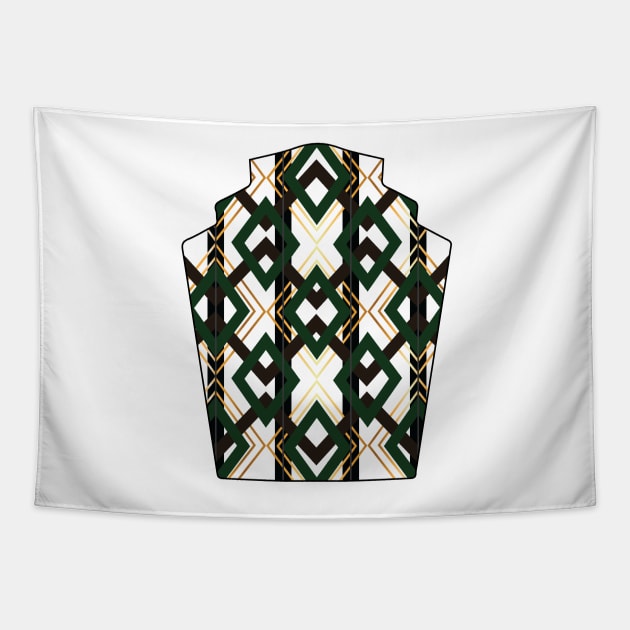 Art Deco Spectro 1 Tapestry by DesignJennifer