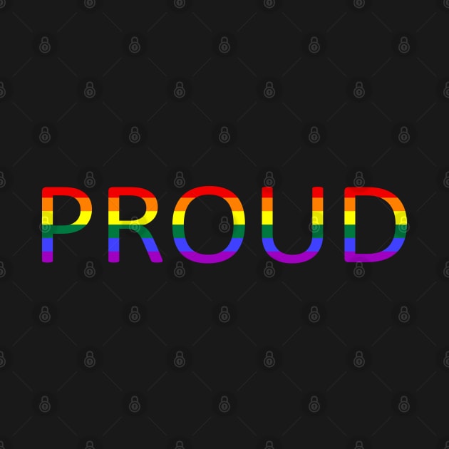 Proud LGBT Rainbow Flag by Scar