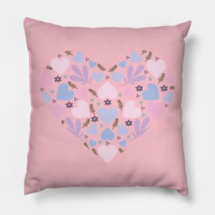 Pink heart Pillow