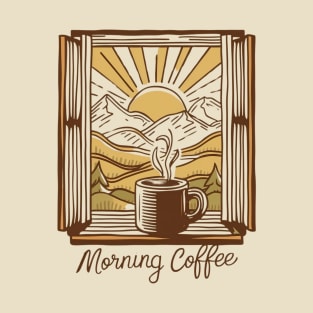 mornings are for coffee and contemplation T-Shirt